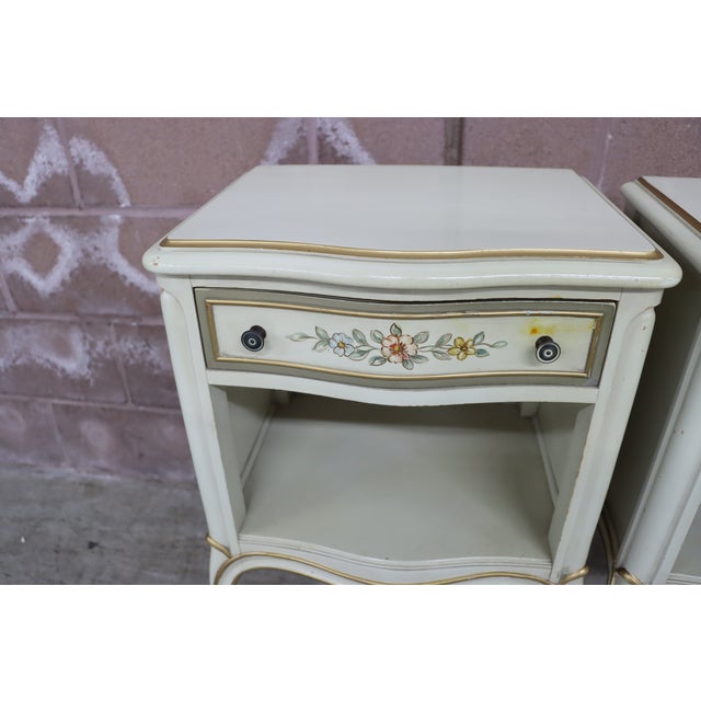 Drexel French Style Nightstand/Pair Chairish