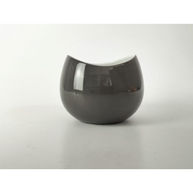 Porcelain Bowl with Brass Tripod Stand from KPM Krister, Germany, 1950s For Sale - Image 6 of 14