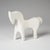 A complete set of five minimalist animal sculptures, unified by clean lines, soft geometry, and a refined matte white...