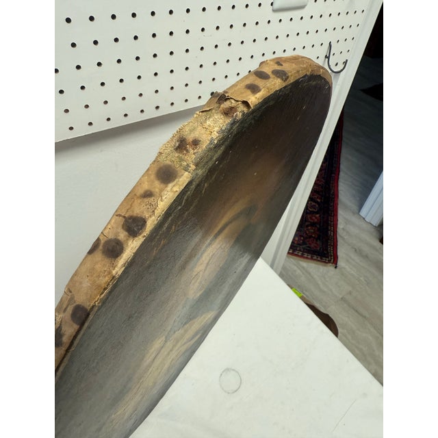 Late 19th Century Late 19th Century Antique Saint Anthony of Padua Painting For Sale - Image 5 of 6