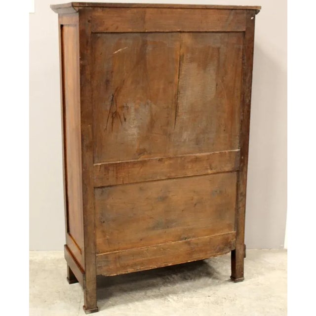 19th Century Empire Secretaire in Walnut For Sale - Image 5 of 12