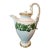 Meissen Swan-Handled Coffee or Chocolate Pot – Green Ivy Pattern, Late 19th Century For Sale