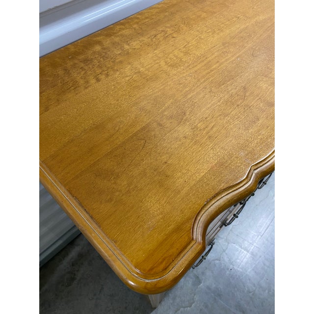 Wood Ethan Allen Country French Triple Dresser For Sale - Image 7 of 12
