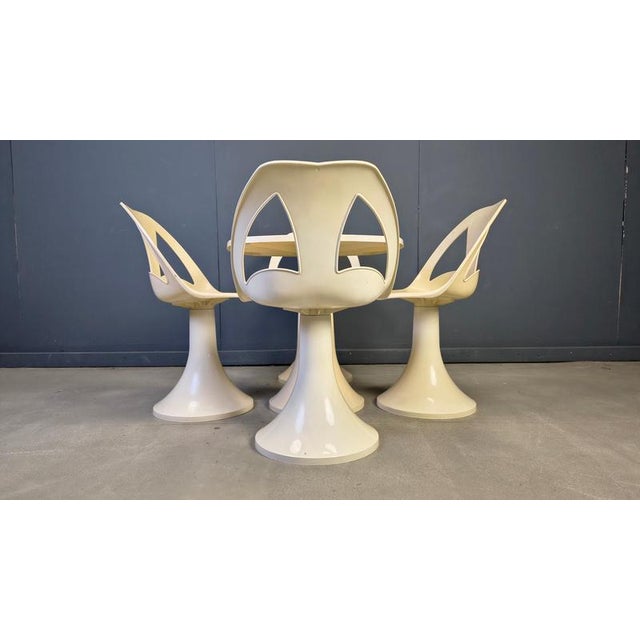 Vintage Space Age Dining Set, 1960s, Set of 5 For Sale - Image 13 of 16