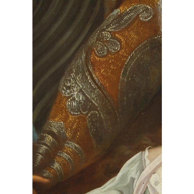 After J-F Courtin, The Zither Player, 1850, Oil on Canvas, Framed For Sale - Image 17 of 18