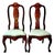 Pair of 19th-Century Dutch-Style Inlaid Side Chairs For Sale