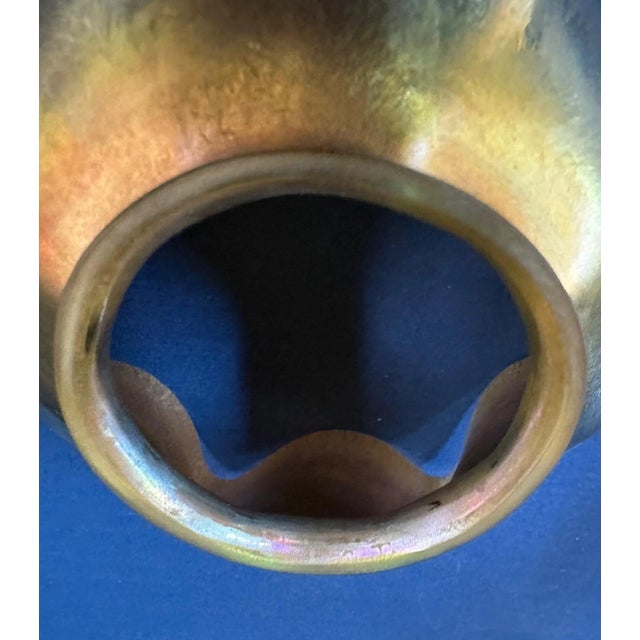 Early 20th Century Early 20th Century Tiffany Studios Candlestick Lamp For Sale - Image 5 of 10