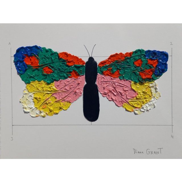 Set of 6 - Original Butterfly Oil Paintings Oil and pencil on high-quality 'Rembrandt' fine art paper. One-of-a-kind...