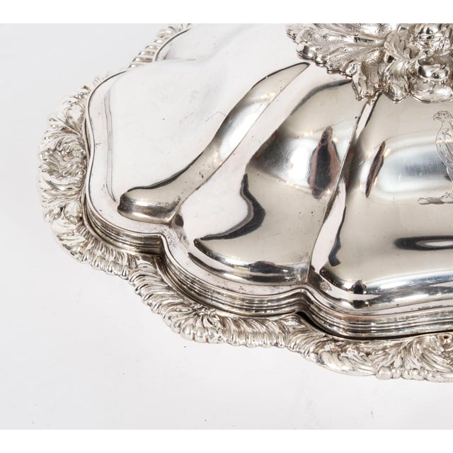 Antique English Sheffield Entree Dishes, 18th Century, Set of 2 For Sale - Image 15 of 18