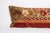Authentic Handwoven Rug Pillow Cover – Home Décor in Red & Warm Color Tones -14'' X 37'' For Sale - Image 4 of 10