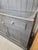 Farmhouse Antique Rustic One Piece Pine Dresser From Southern England in a Wonderful Grey/Blue Color - Circa 1890 For Sale - Image 3 of 17