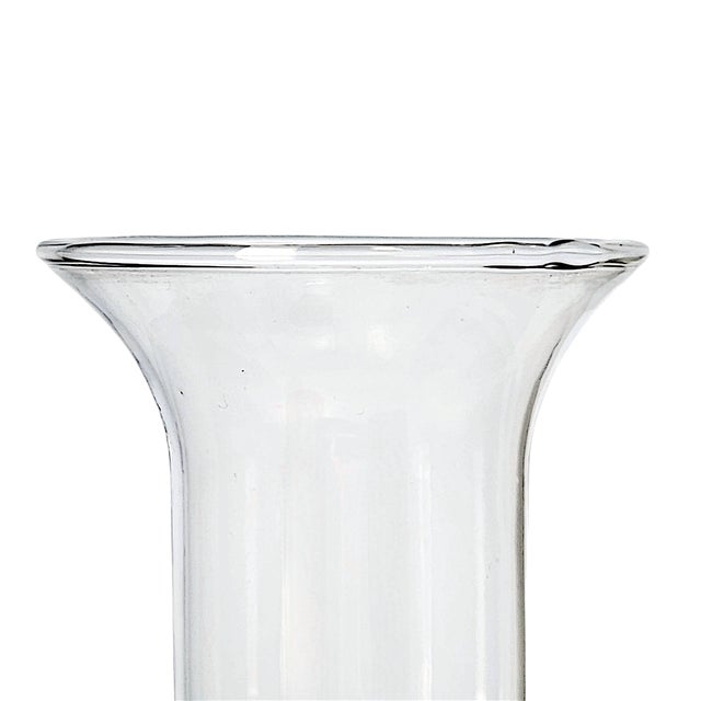 Mid 20th Century Dansk Handblown Glass Decanter With Teak Stopper, Attributed to Gunnar Cyren, c.1960s For Sale - Image 5 of 9