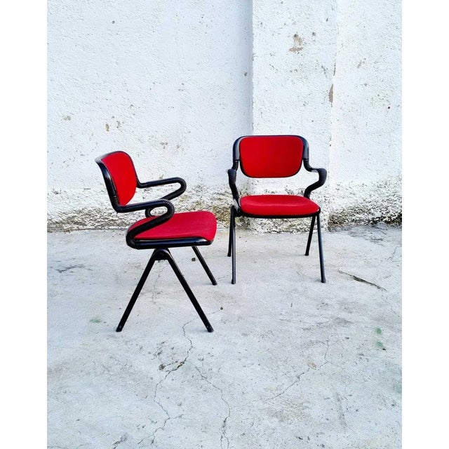 1970s Set of Italian Vertebra System Chairs by Emilio Ambasz and Giancarlo Piretti for OpenArk / Anonima Castelli, 1970s For Sale - Image 5 of 11