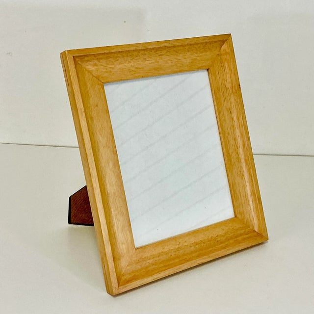 Vintage Arts & Crafts Boho Chic Farmhouse Fruit Wood Picture Frame. For Sale - Image 9 of 11