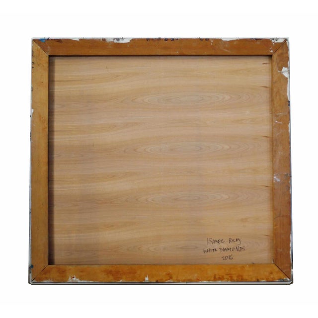 Isabel Riley Painting 'White Diamonds' For Sale - Image 4 of 11