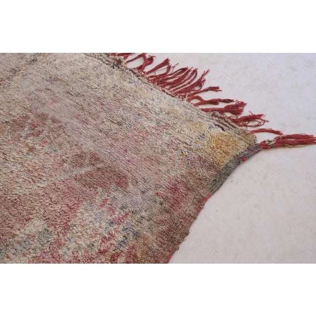 1980s Handknotted Moroccan Rug - 6'4" X 10'5" Ft For Sale - Image 5 of 10