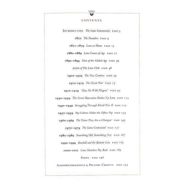 "The Members of the Lotos Club 1870 Through 2007" 2008 Johnson, Nancy [Editor] For Sale - Image 9 of 16