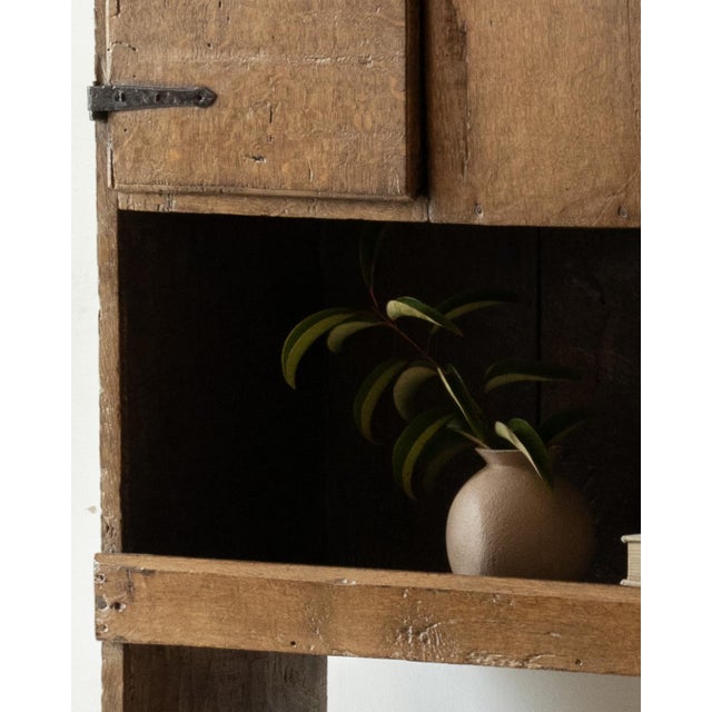 Brown Spanish Oak Cabinet, 1600 For Sale - Image 8 of 17