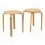 Modern Vintage Frosta Stools in Beech Wood from Ikea, 1990s, Set of 2 For Sale - Image 3 of 18