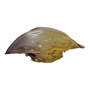Viz Hand Blown Art Glass Bowl