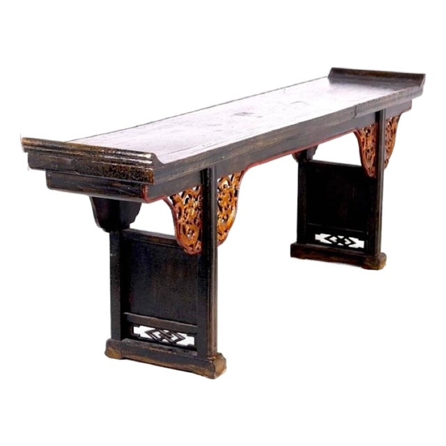 Antique Chinese Altar Table - Over Eight Feet Long For Sale