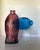 Vintage Pressed Glass Fish Bottles- A Pair For Sale - Image 9 of 9