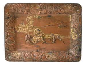 Antique Japanese Meiji Period Trinket Dish, 1890s