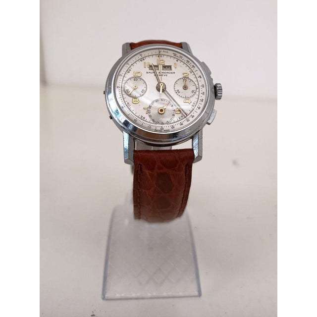 Dato-Compax Watch from Baume & Mercier, 1950s For Sale - Image 16 of 18