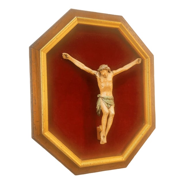 Christ on Panel in Wood, 1800s For Sale