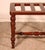 Elegant 19th-century English mahogany luggage rack A small, unusual piece of furniture with beautiful turning that could...