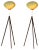 Stati X Amber Iridescent Floor Lamps by Eloa, Set of 2 For Sale