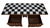 Hand Painted MacKenzie-Childs Rock Collection Courtly Check Accent Table For Sale - Image 9 of 14