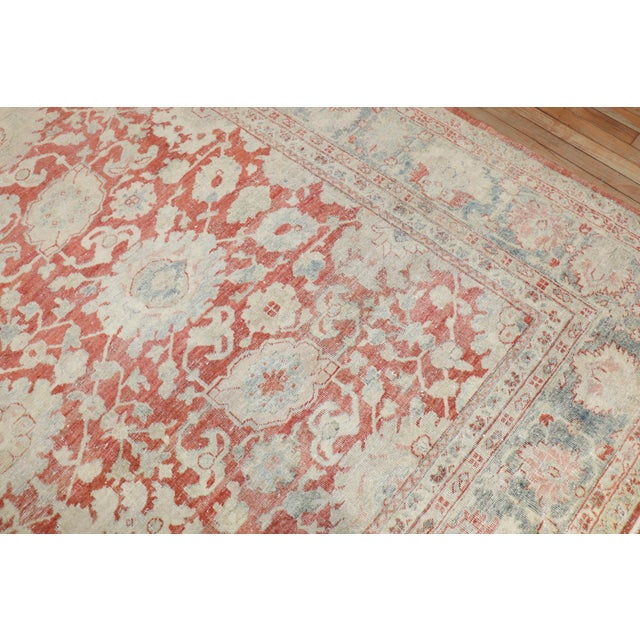 Textile Antique Zabihi Collection Persian Mahal Rug For Sale - Image 7 of 11
