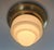 White Art Deco Brass and Milk Glass Flush Mount by Franta Anyz, 1930s For Sale - Image 8 of 15