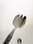 Gold 20th Century Art Deco Metal Salad Servers, France, Set of 2 For Sale - Image 8 of 14