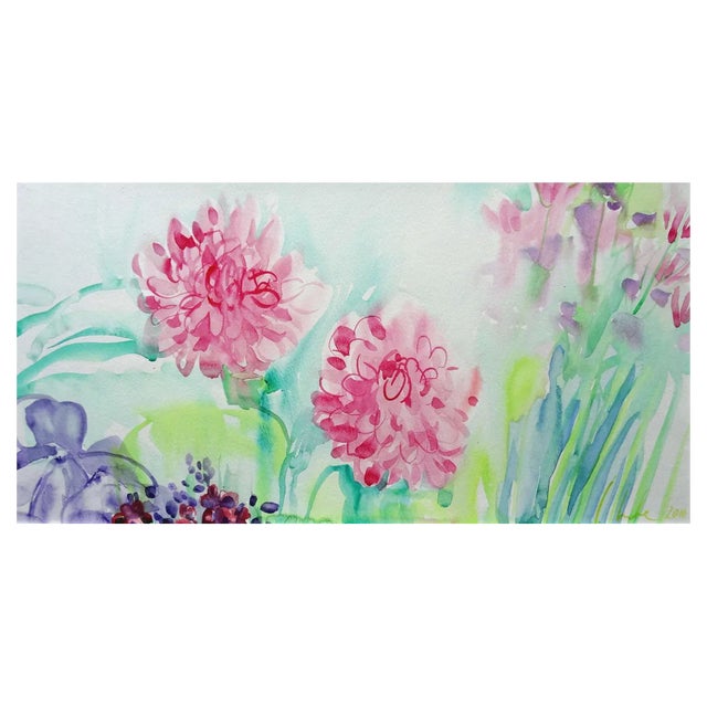 Ingrida Irbe, Luxembourg Garden, 2010, Watercolor on Paper For Sale