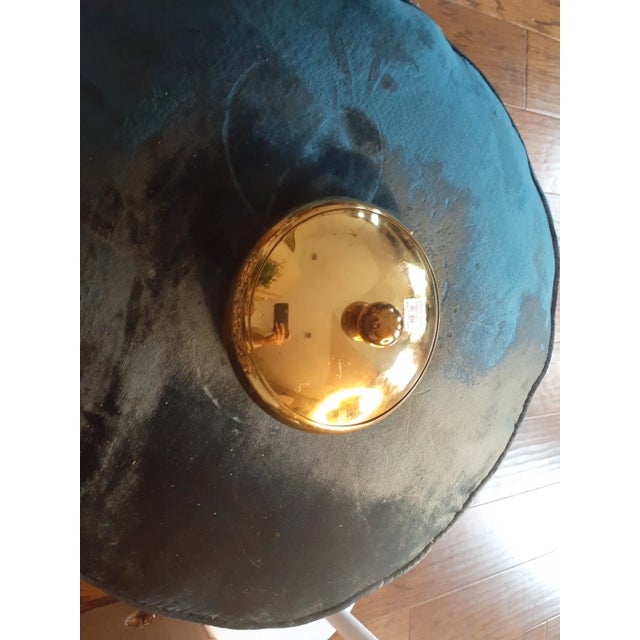 Metal 1990s West Elm Solid Brass Lidded Compote For Sale - Image 7 of 9