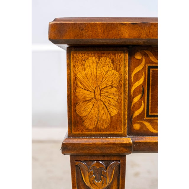 Maitland Smith Green Leather Top Mahogany Games Table | Chairish