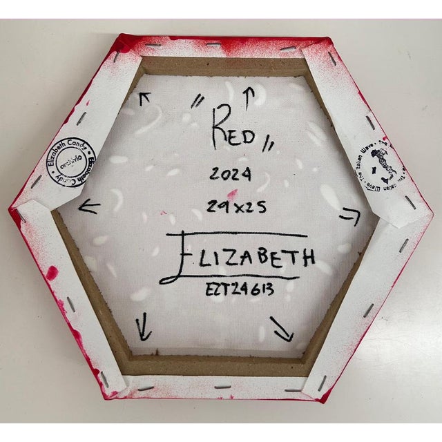 Early 21st Century Vibrant Pop Art Red Fake Marshmallow Series Sculpture in Clay For Sale - Image 5 of 10