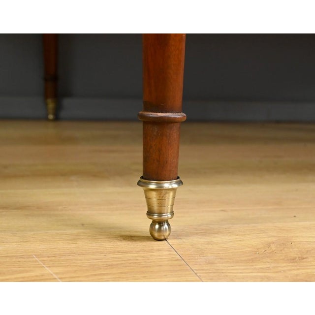 Mahogany Half-Moon Extending Table, Late 19th Century For Sale - Image 9 of 18