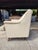 Vintage 1950s Midcentury Modern Pontiac Chair Co for Montgomery Ward White Swivel Rocking Chair For Sale - Image 12 of 12