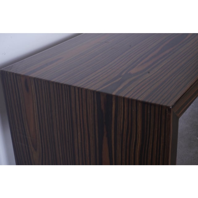 Wood Vintage Macassar Wood Console or Sofa Table For Sale - Image 7 of 10