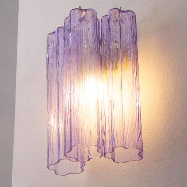 Gold Italian Wall Light in Murano Glass, 1990s For Sale - Image 8 of 12