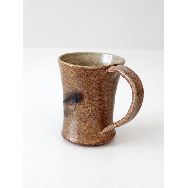 Vintage Studio Pottery Mug For Sale - Image 4 of 10
