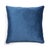 Blue Botanical Peonies and Neroli, 22" Throw Pillow With Soft Blue Velvet For Sale - Image 4 of 4