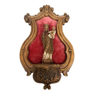 Marcel Vandemeulebroucke, Mural of the Virgin and Child, 1900, Plaster For Sale