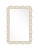 Contemporary Fleur Home Garden District Satsuma Rectangle Mirror in Delaware Putty, 30x40 For Sale - Image 3 of 3
