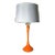 Vintage Tulip Lamp by Laurel in Orange For Sale