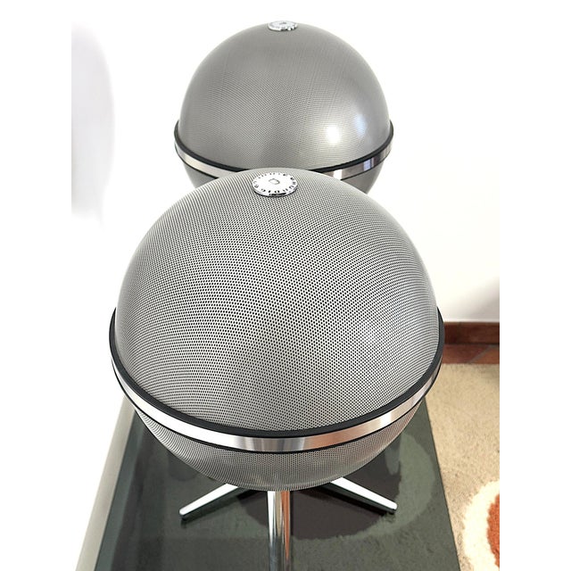 Vintage Grey Audiorama 7000 Speakers from Grundig, Germany, 1970s, Set of 2 For Sale - Image 14 of 17