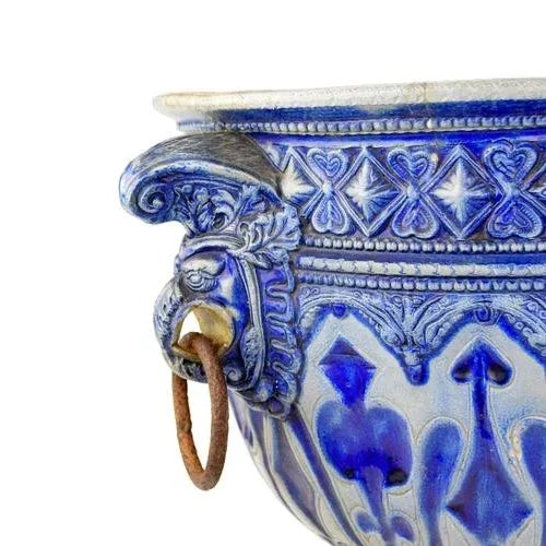 Sculpture Materials 19th Century Pottery Flower Pot For Sale - Image 7 of 10